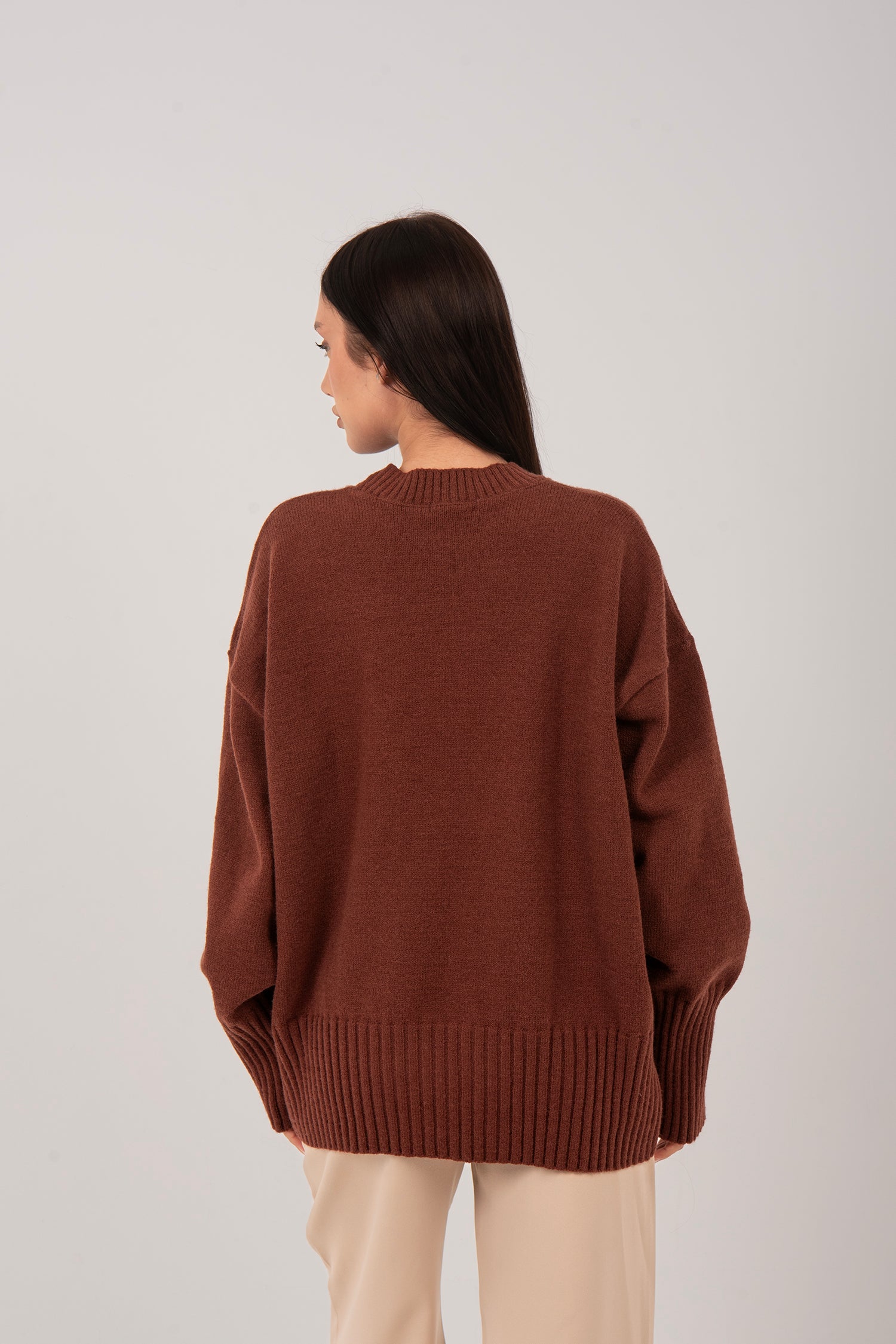 Oversized Soft Knitted Pullover