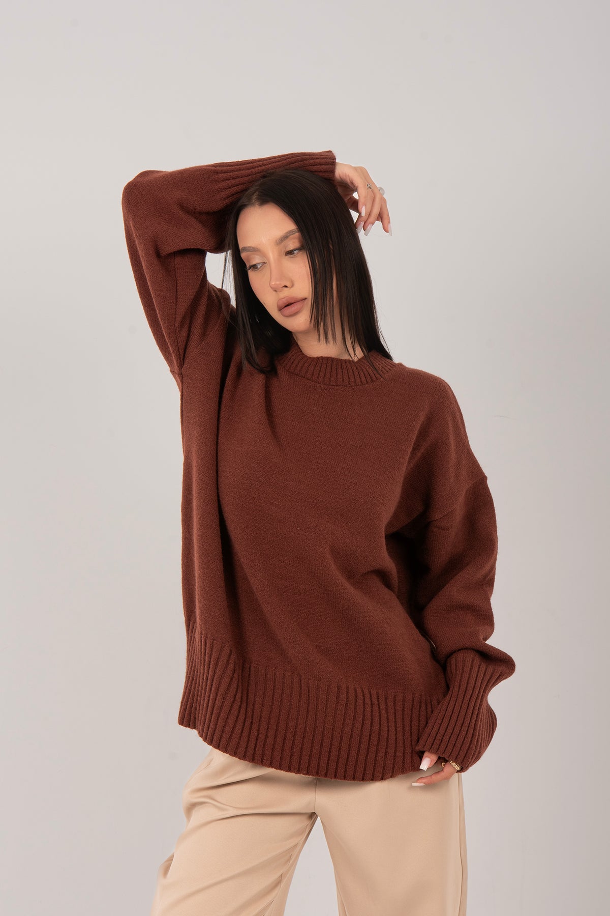 Oversized Soft Knitted Pullover