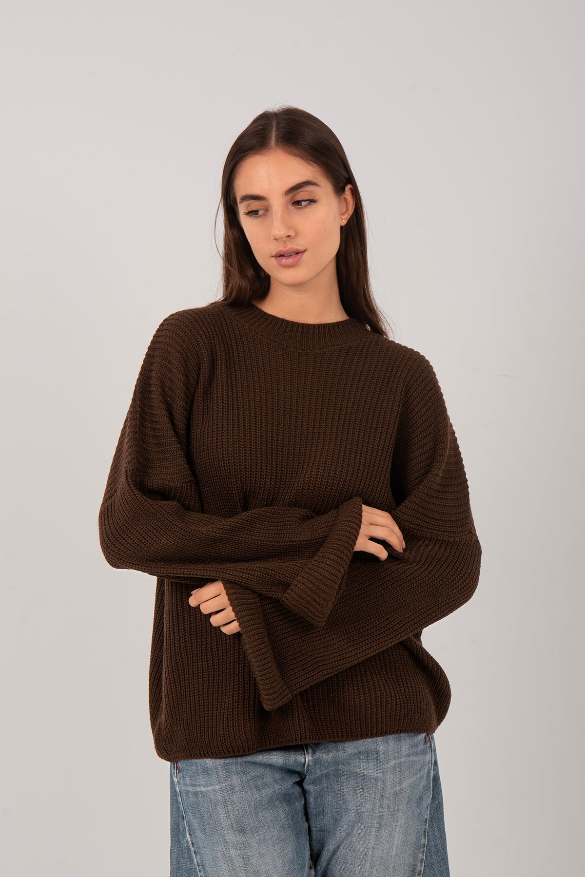 Oversized Knitted Pullover