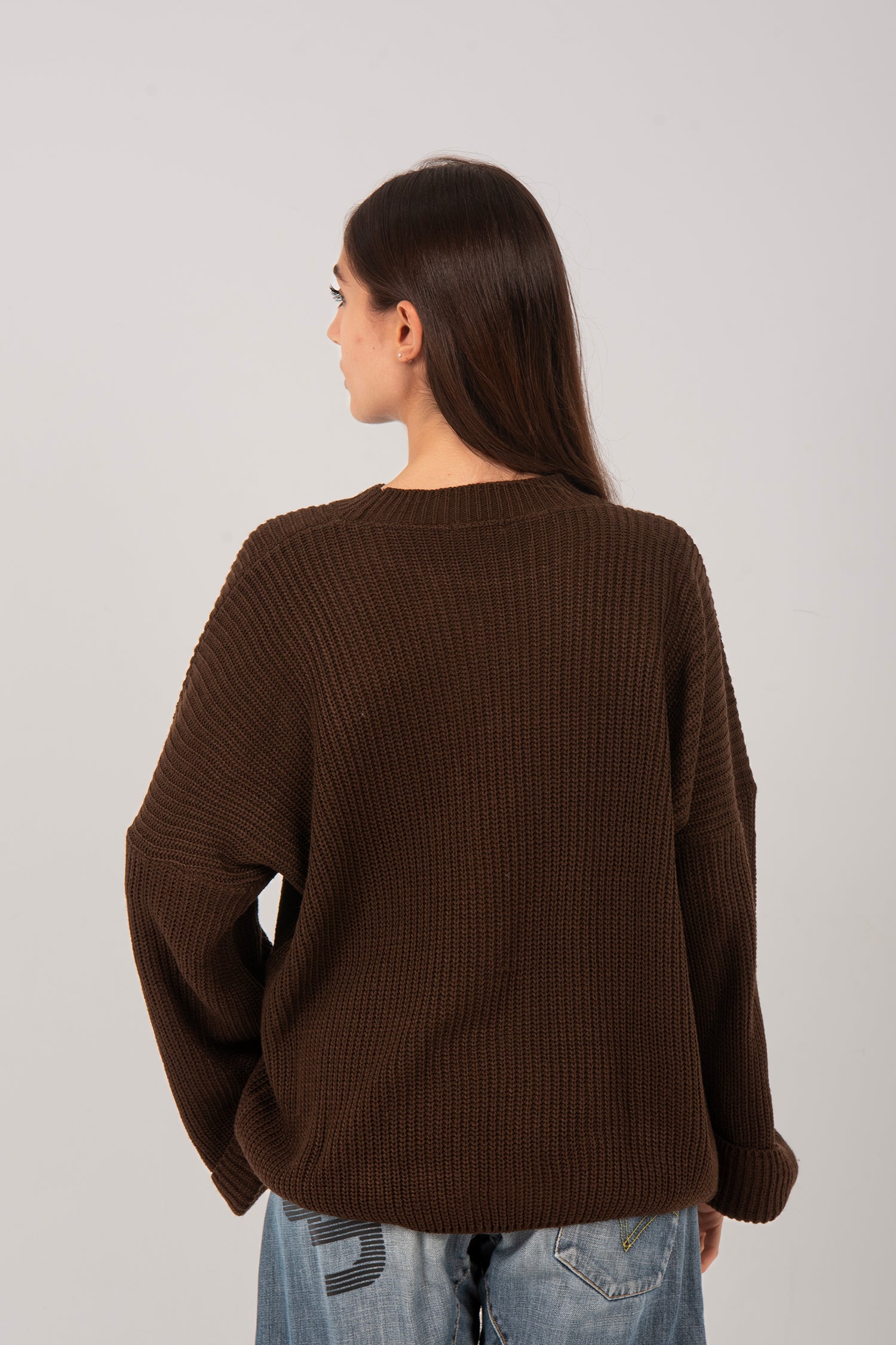 Oversized Knitted Pullover