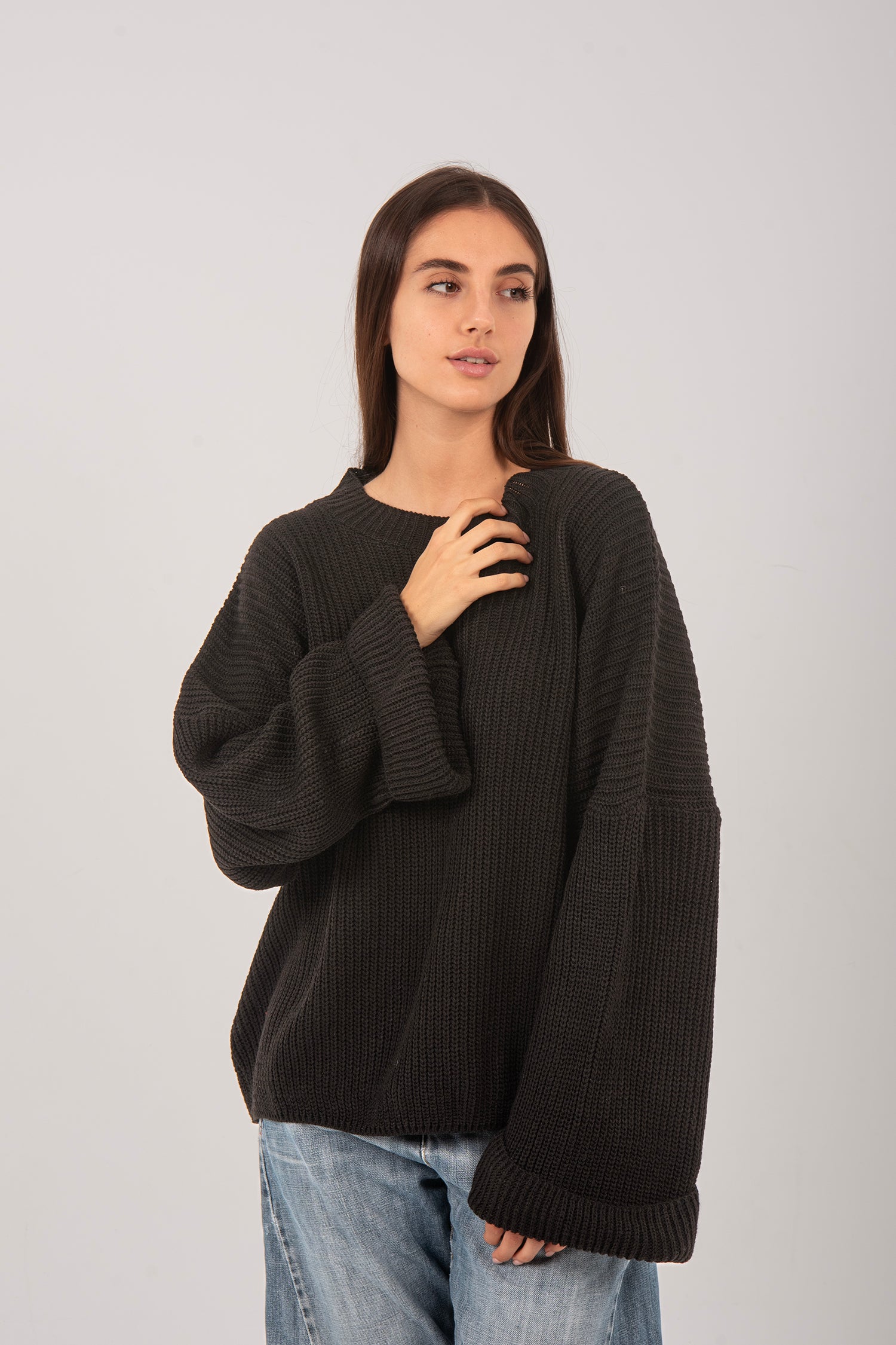 Oversized Knitted Pullover