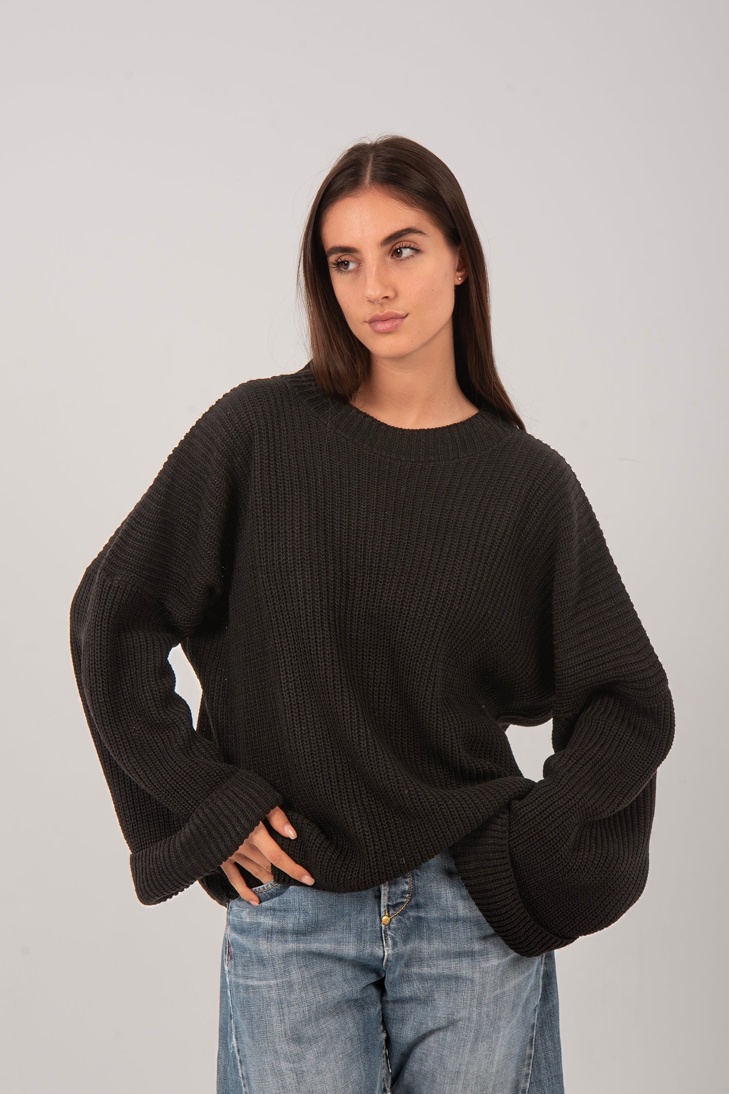 Oversized Knitted Pullover