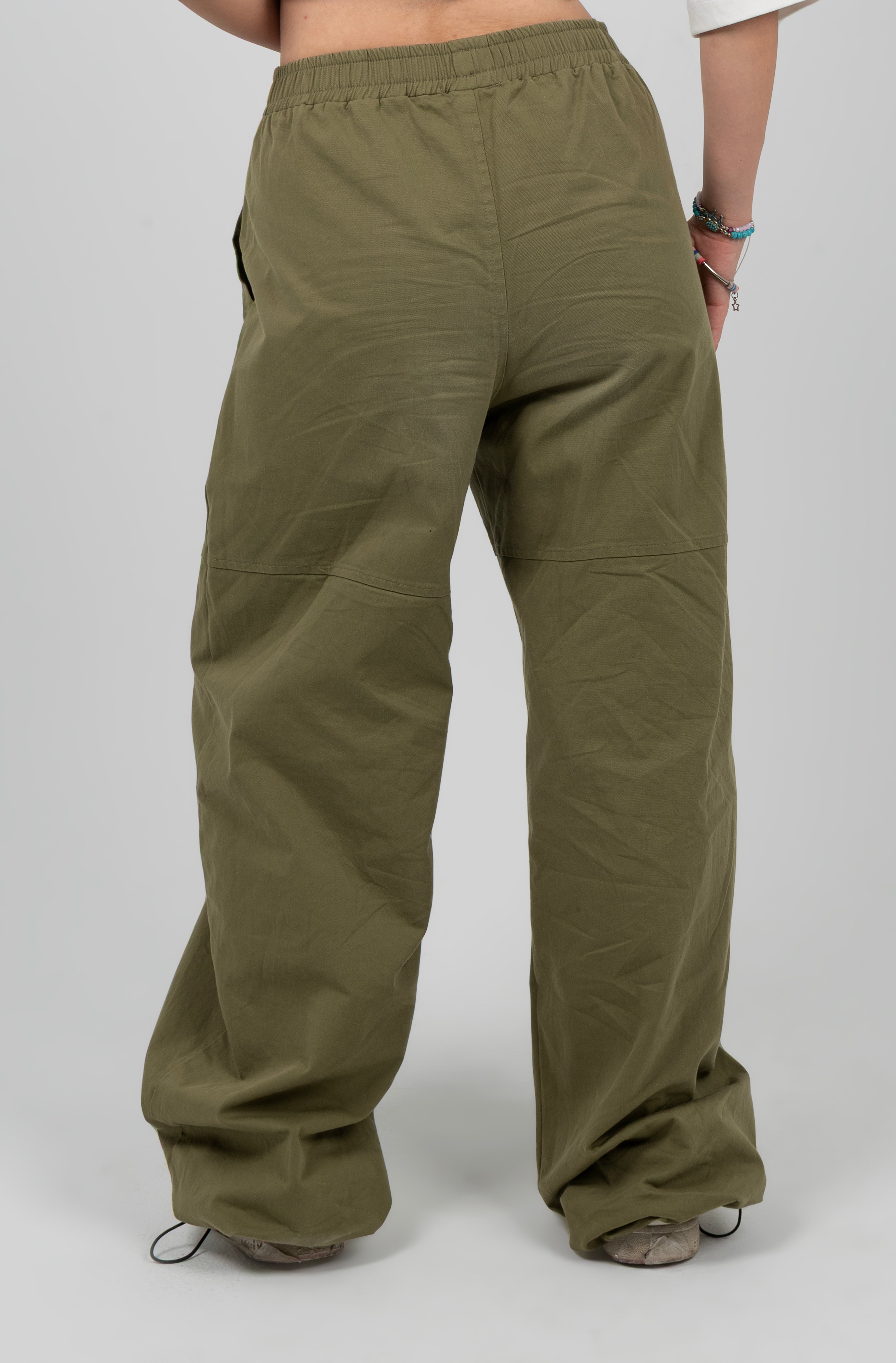 Heavy Gabardine Baggy Pants