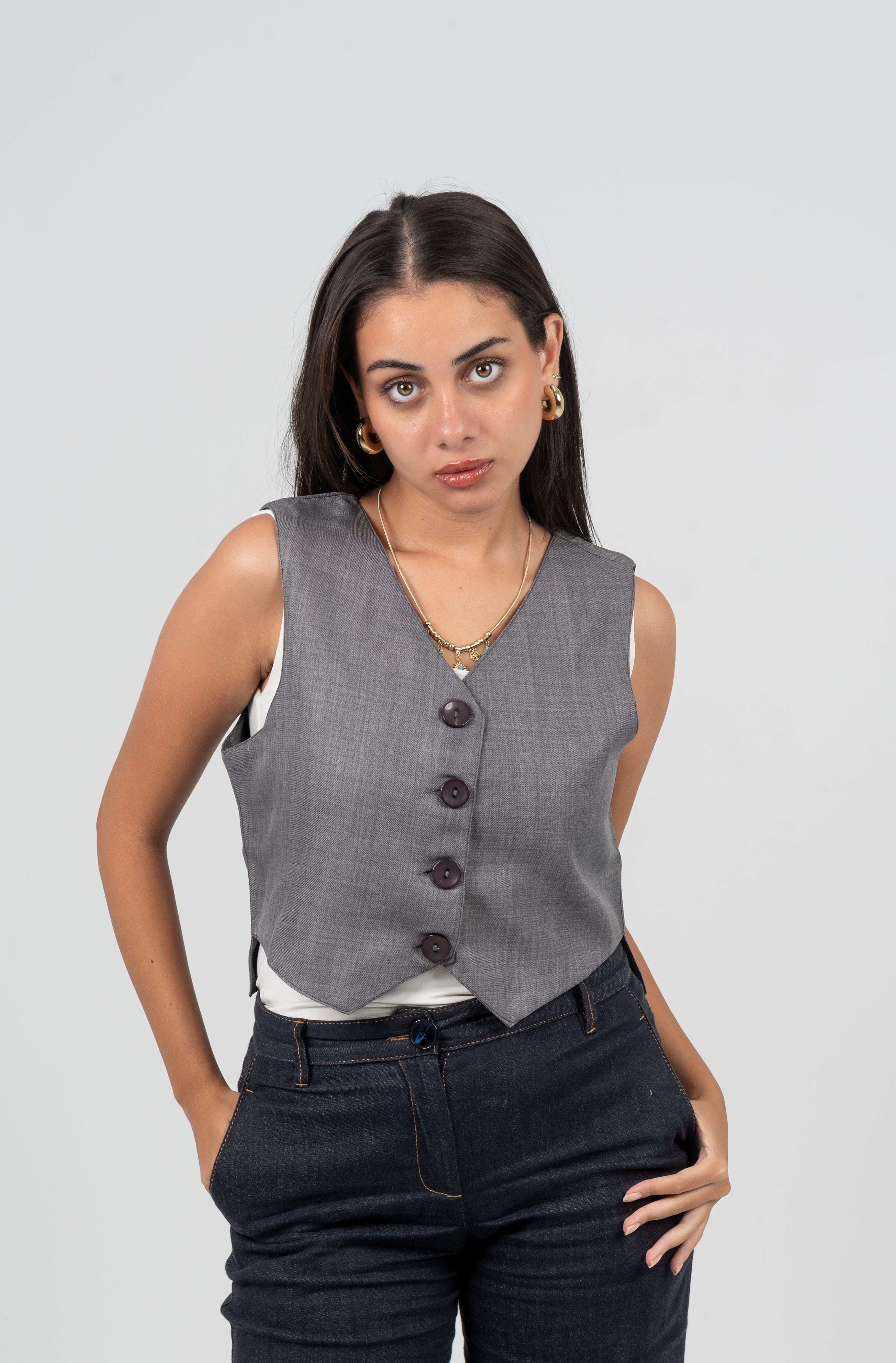 Everyday Button Vest
