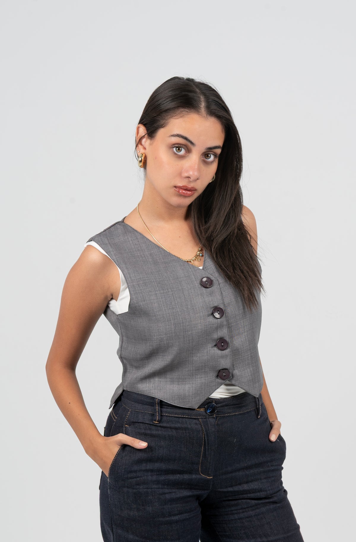 Everyday Button Vest