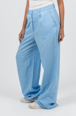 High Waist Wide Leg Linen Pants