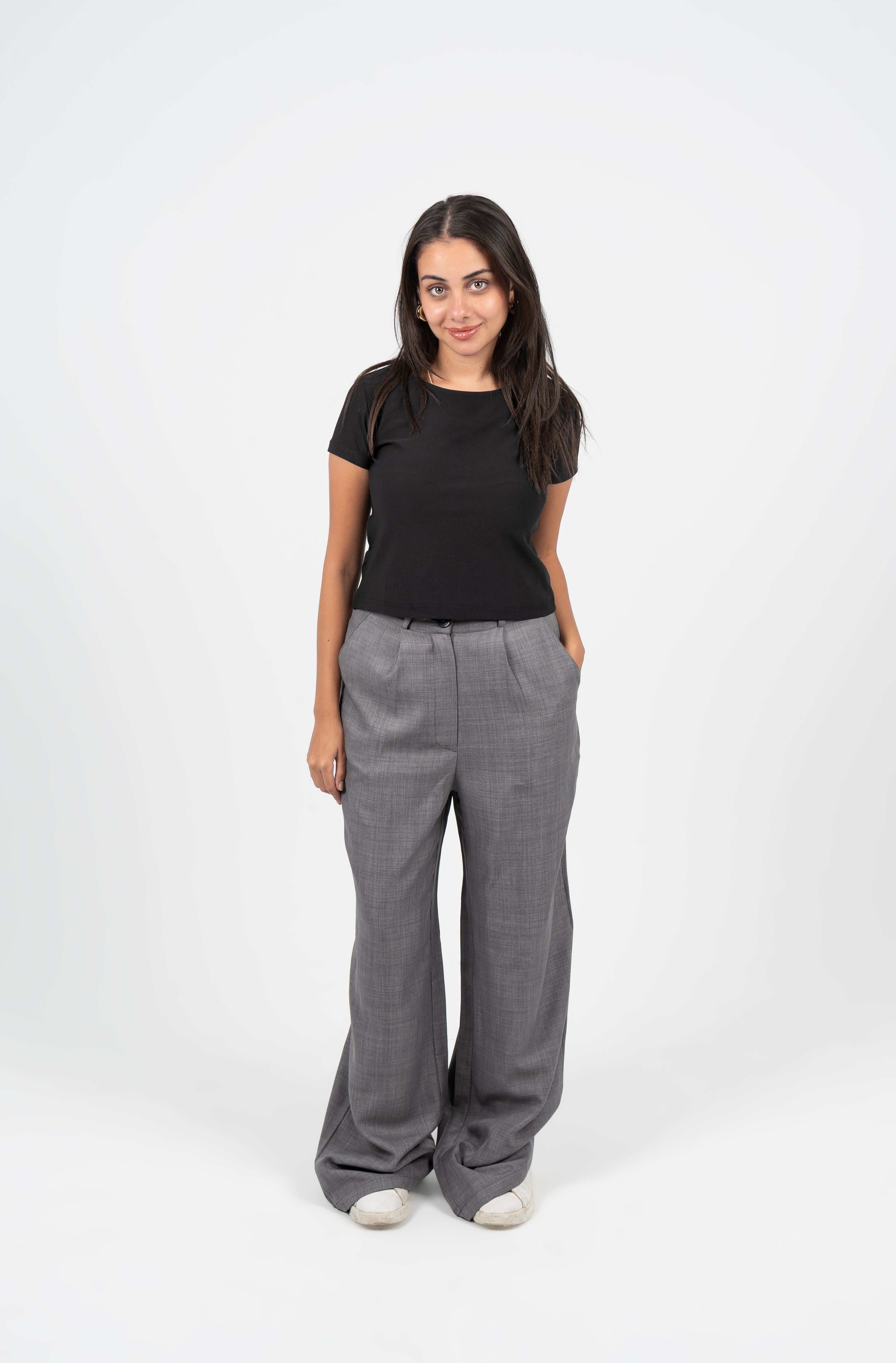 High Waist Wide Leg Linen Pants