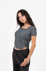 Square Neck Half Sleeve Top