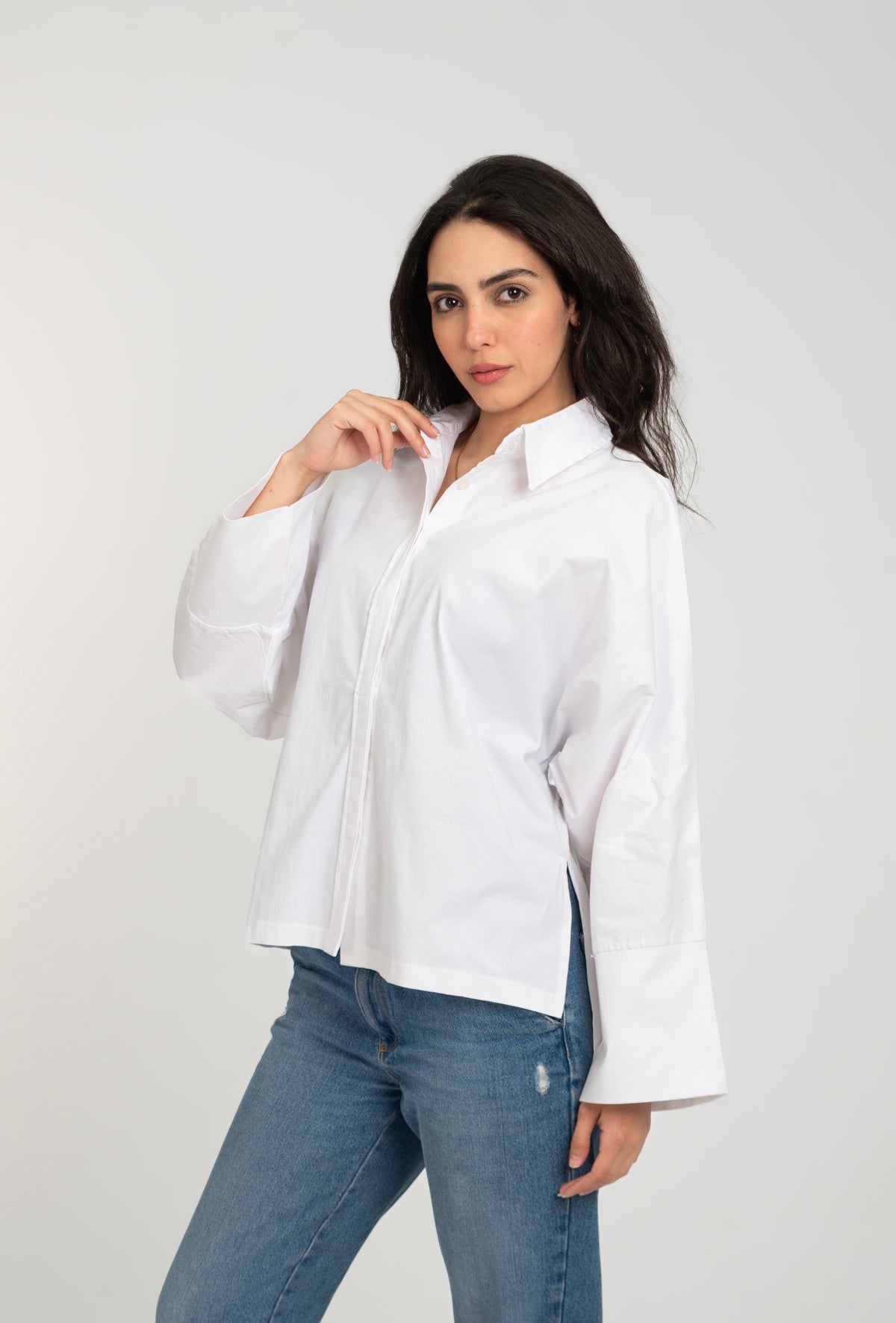 Oversized Poplin shirt
