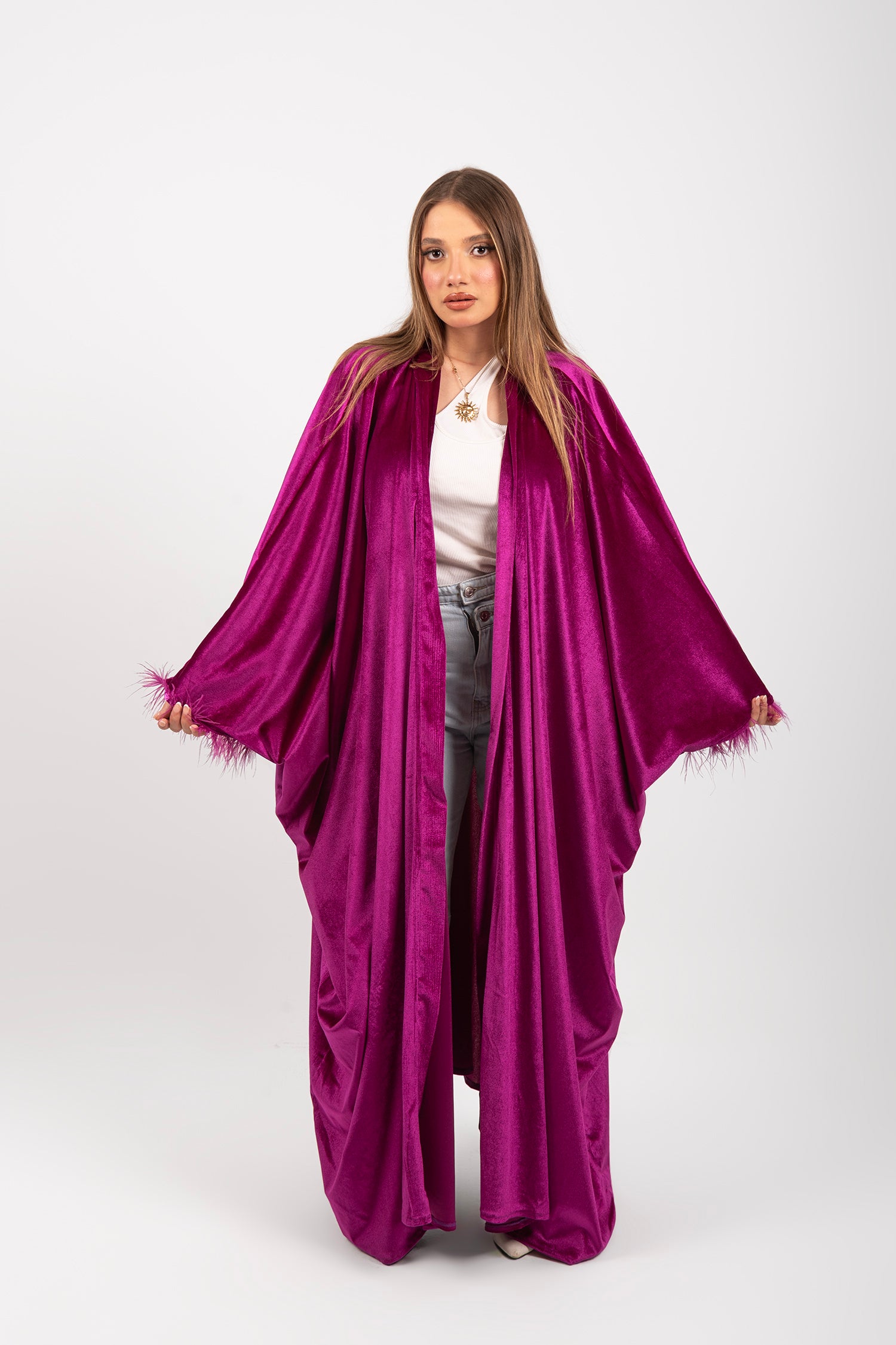 The Midnight Feather Bisht