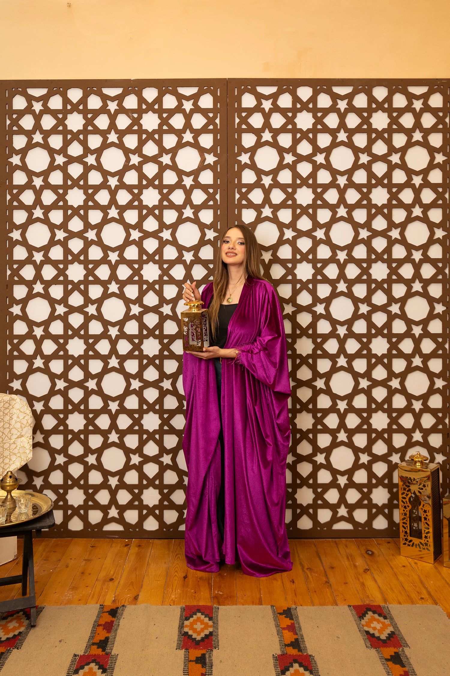 The Midnight Feather Bisht