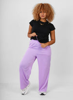 Load image into Gallery viewer, Comfy Cotton Wide Leg Pants - Lavender
